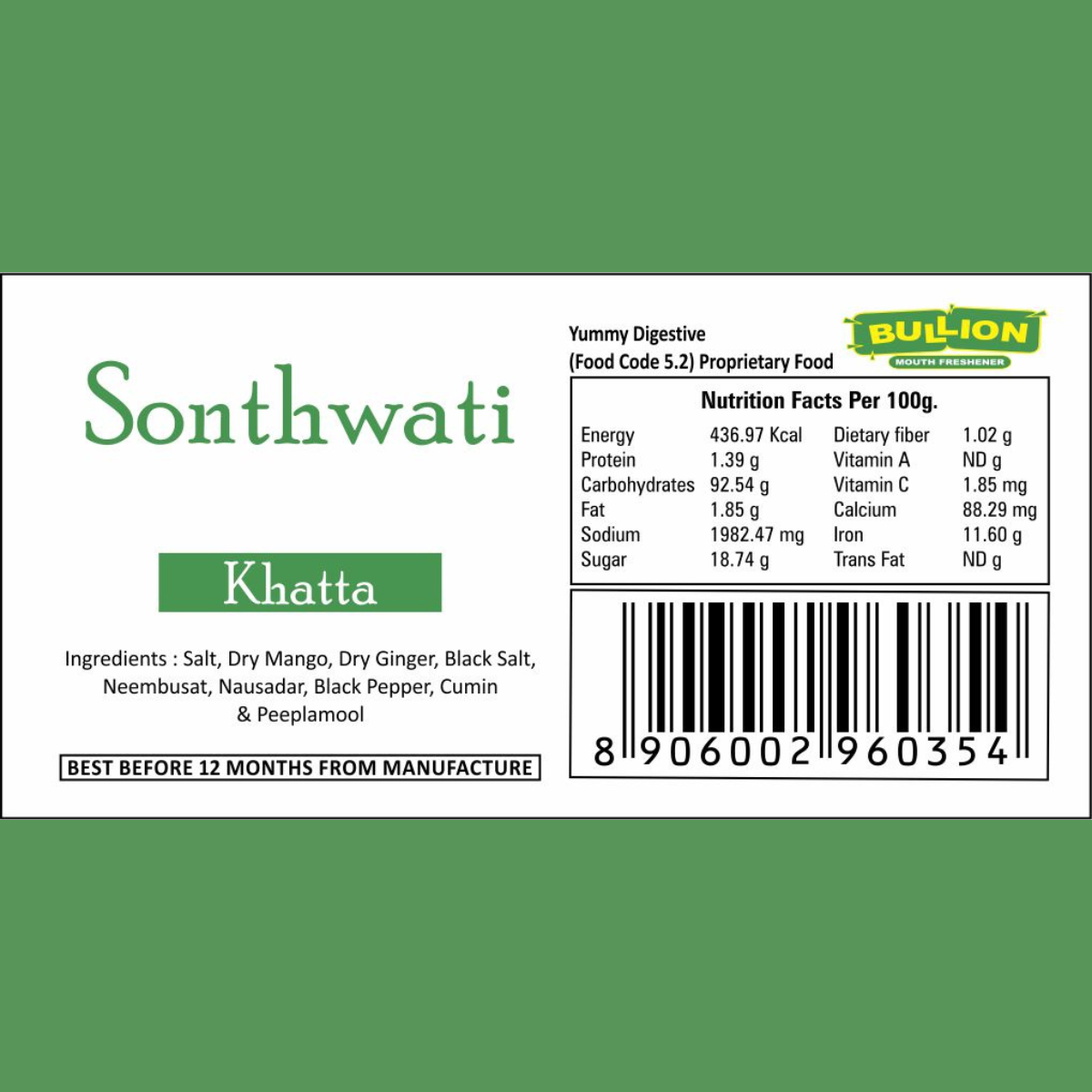 Bullion Sonthwati