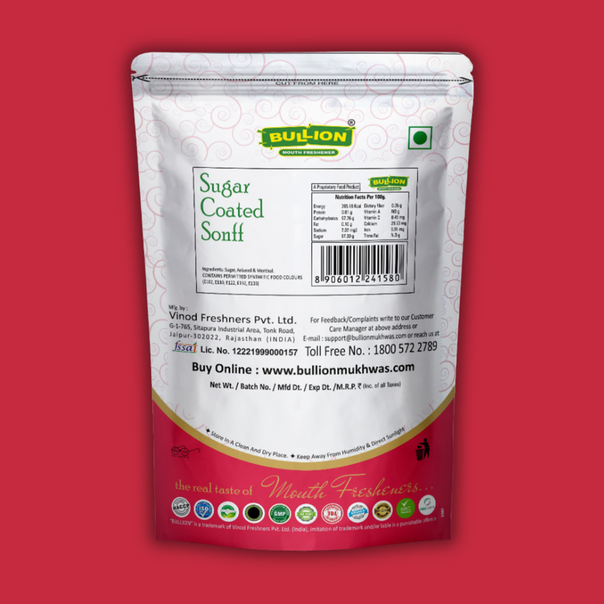 Bullion Sugar Coated Sonff