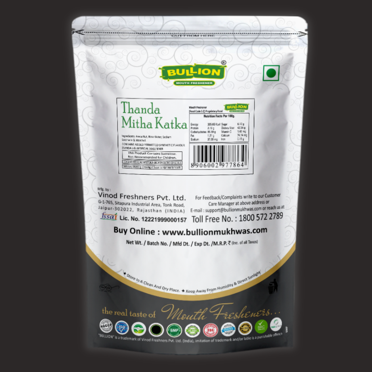 Bullion Thanda Mitha Katka